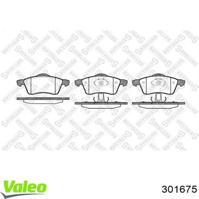 Колодки VALEO 301675 цена, от 18.54 USD