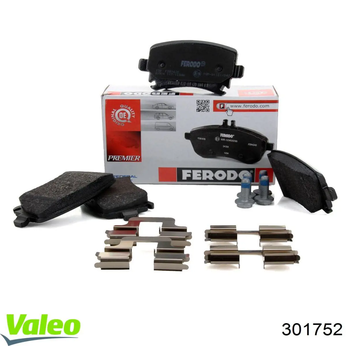 Задние дисковые колодки VALEO 301752