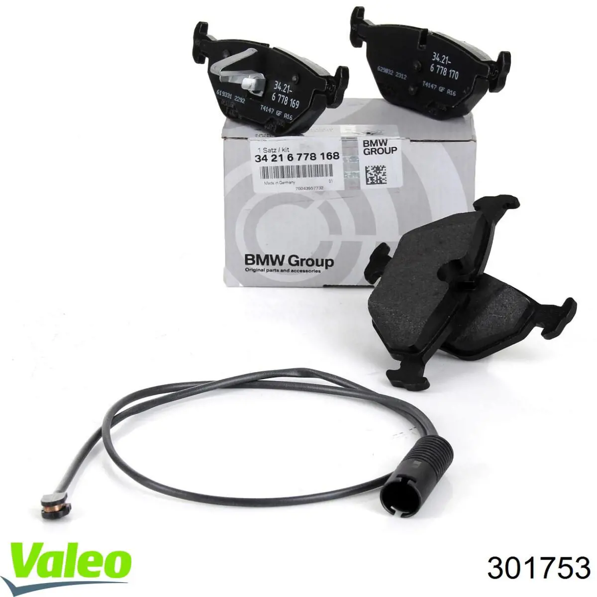 Колодки дисковые  VALEO 301753 цена, от 21.51 USD