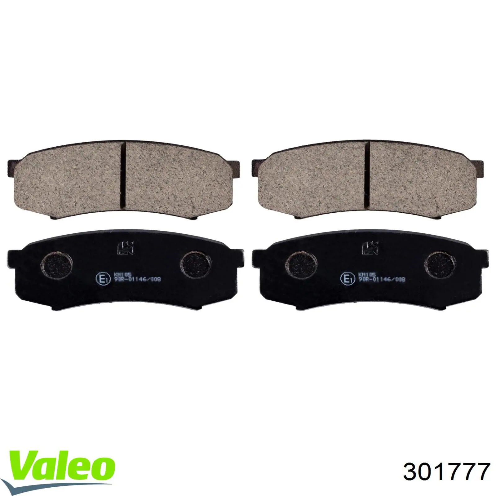 Купить 301777 VALEO Колодки тормозные задние, дисковые