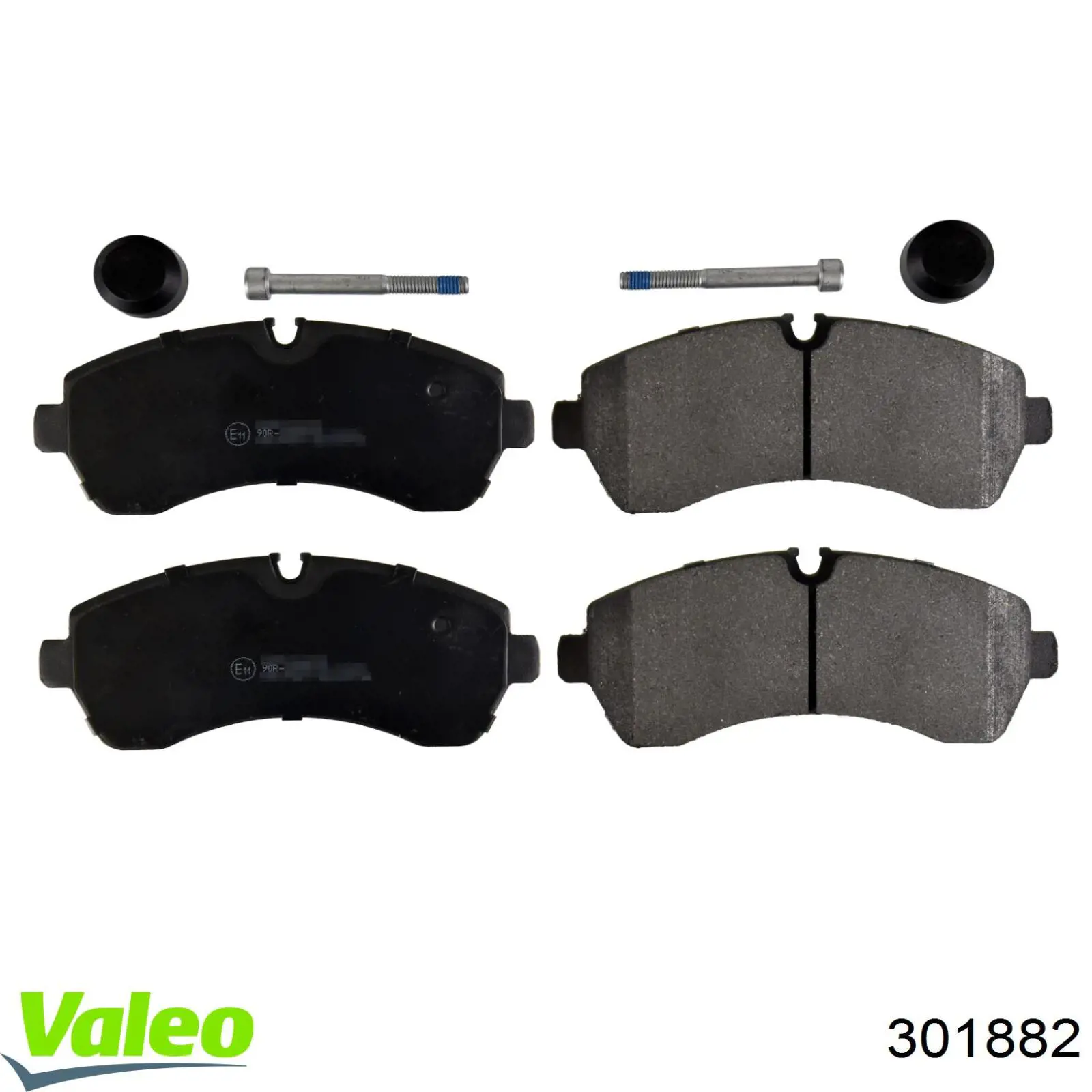 Купить 301882 VALEO Колодки тормозные