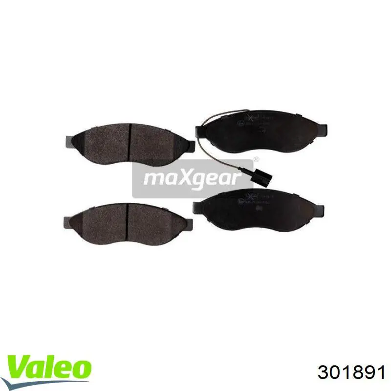 Тормозные колодки VALEO 301891