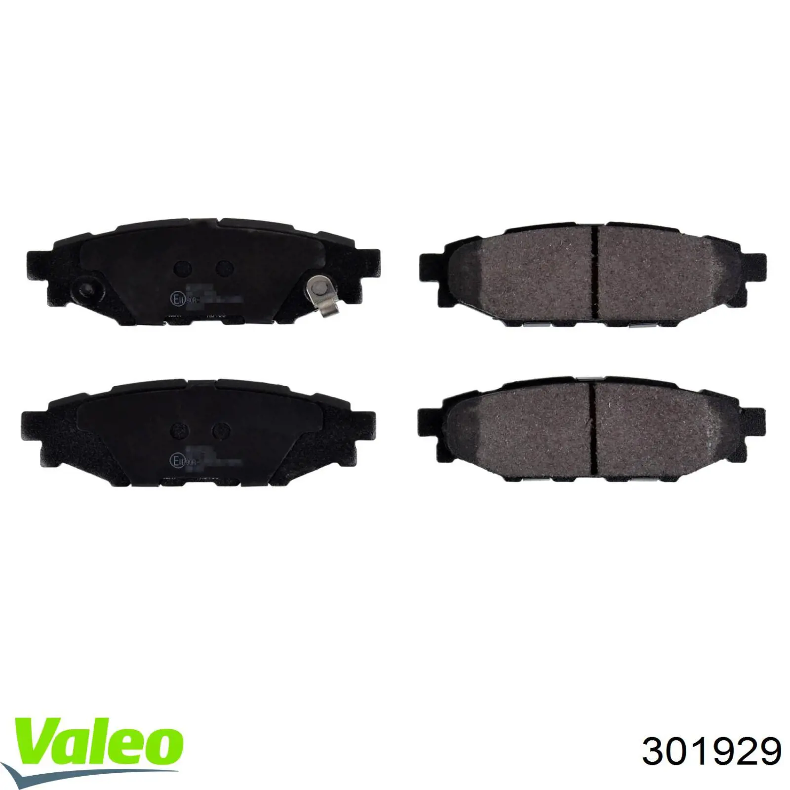 Задние тормозные колодки 301929 VALEO