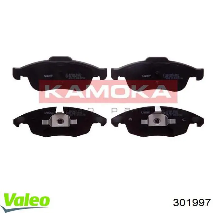 Передние тормозные колодки 301997 VALEO