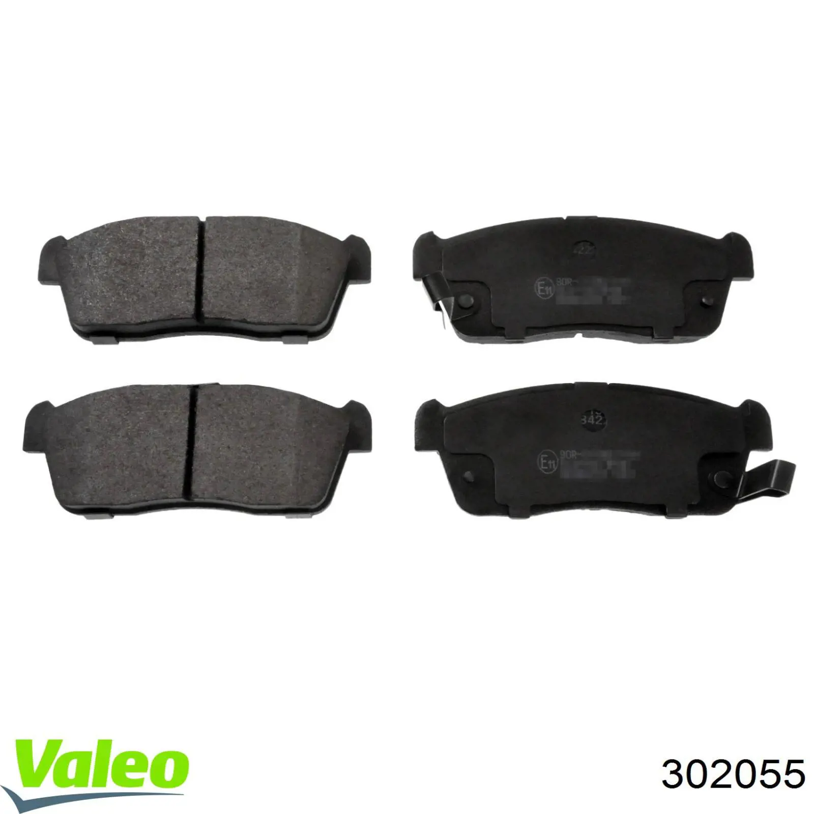 Передние тормозные колодки 302055 VALEO