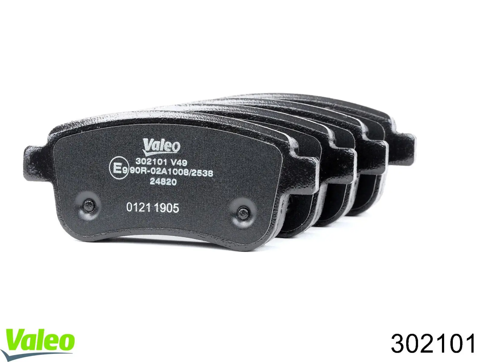 Задние тормозные колодки 302101 VALEO