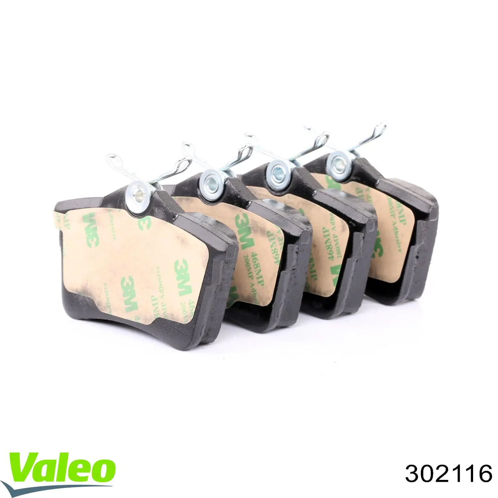 Купить 302116 VALEO Колодки тормозные задние, дисковые