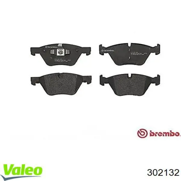 Передние тормозные колодки 302132 VALEO