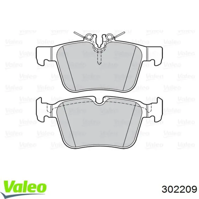 Колодки дисковые  VALEO 302209 цена, от 25.54 USD