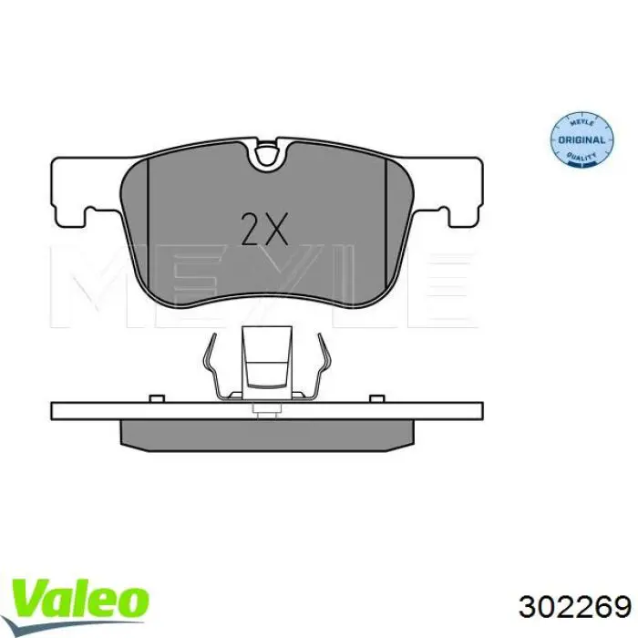 Колодки VALEO 302269 цена, от 34.22 USD