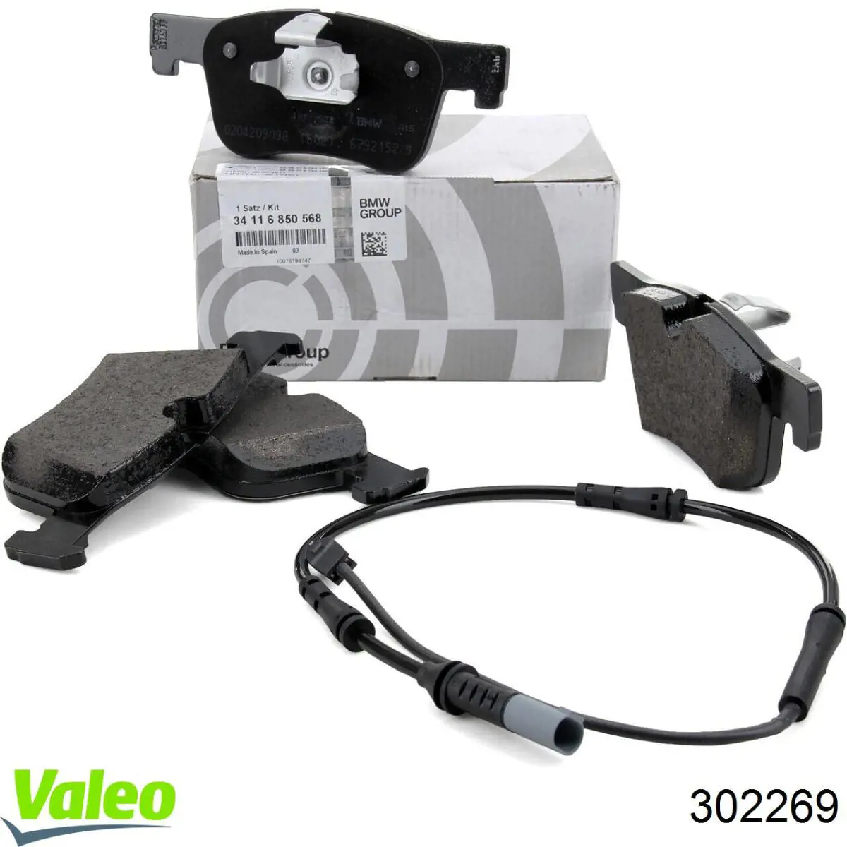 Купить 302269 VALEO Колодки тормозные
