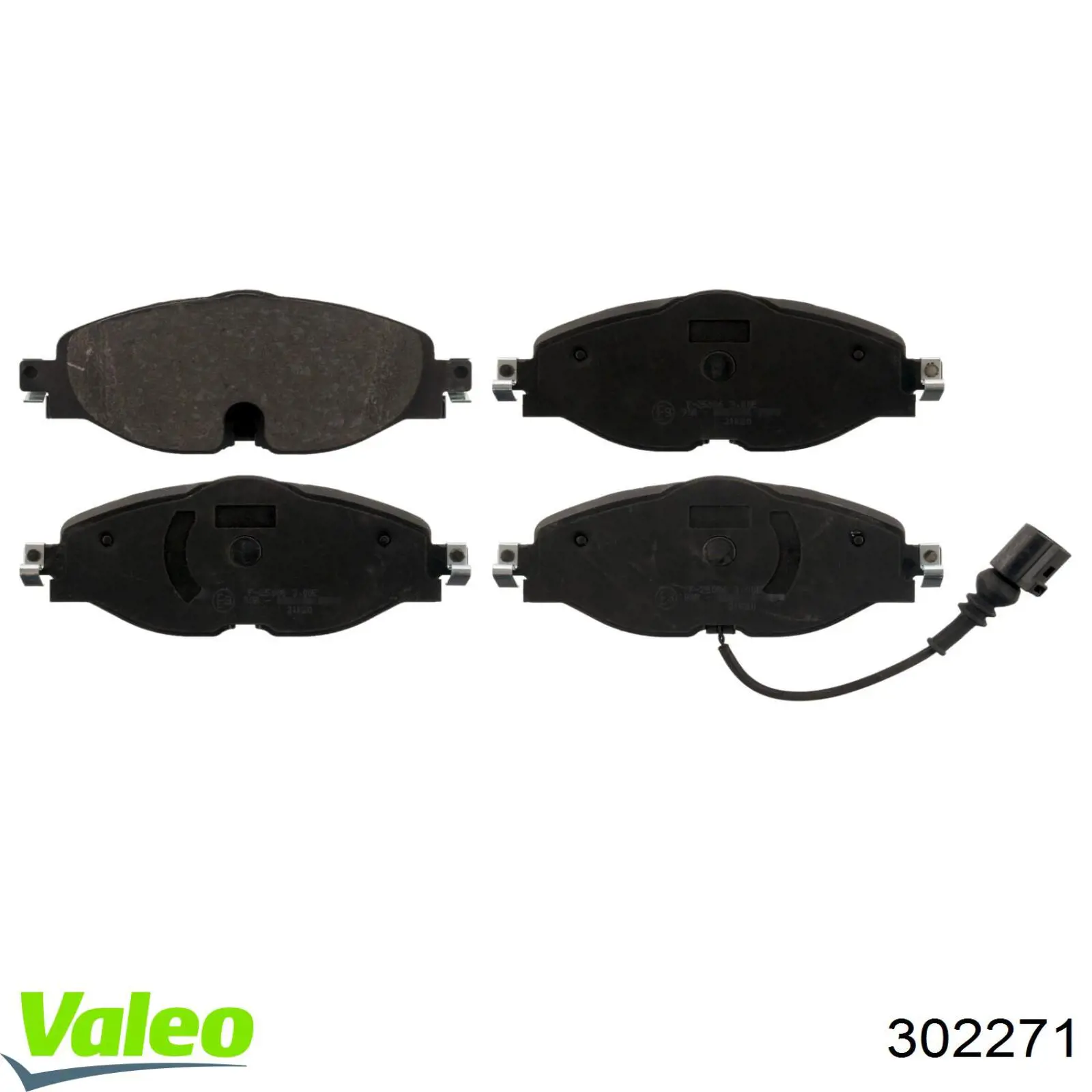 302271 VALEO Колодки передние