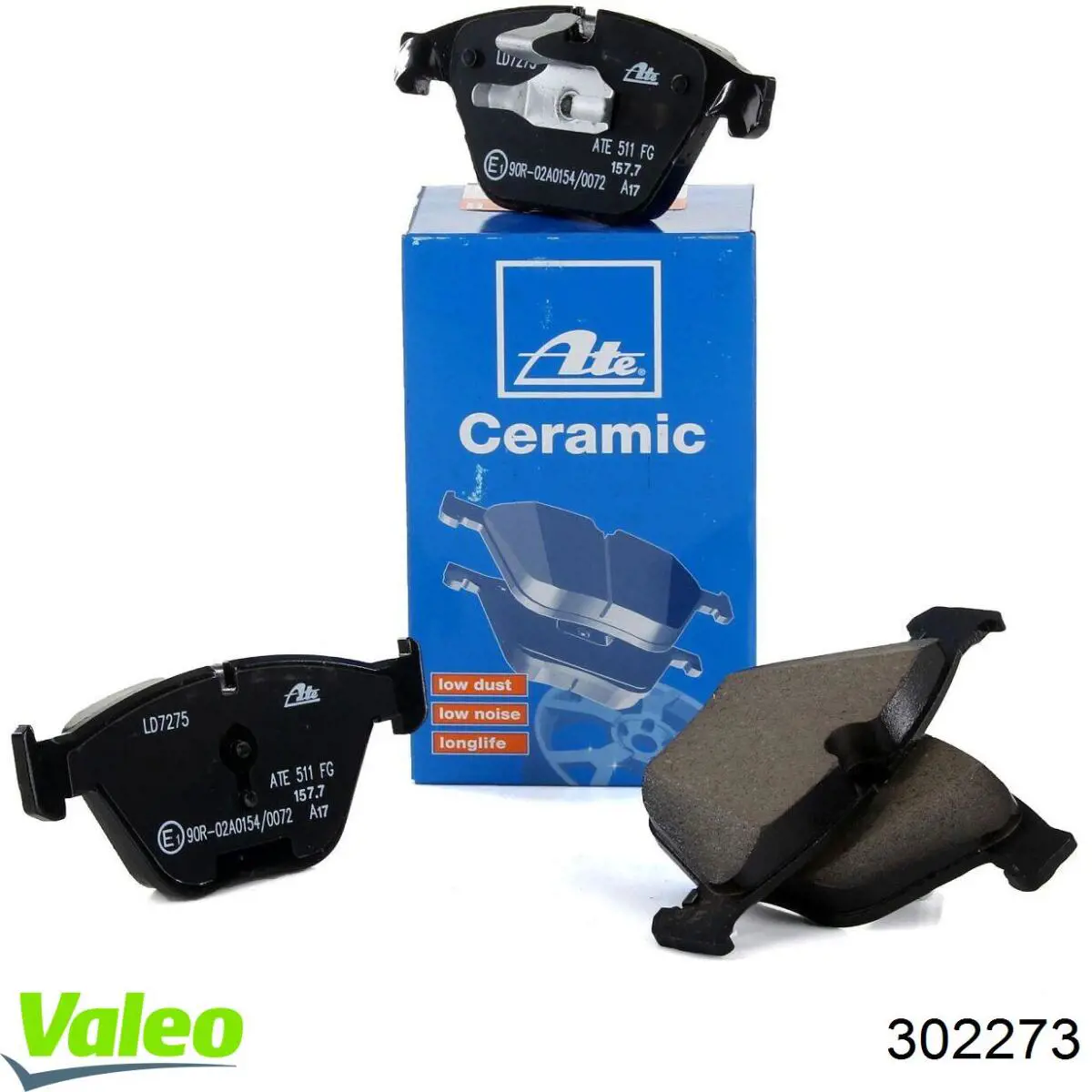 Купить 302273 VALEO Колодки тормозные