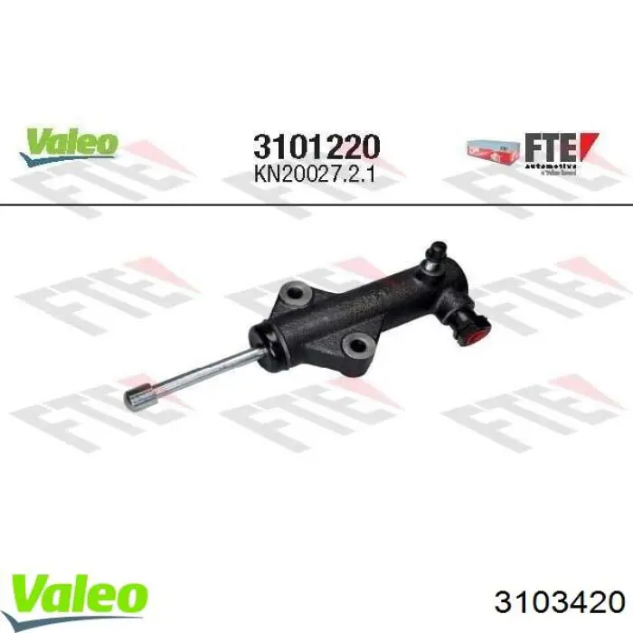 Рабочий цилиндр сцепления VALEO 3103420 цена, от 42.25 USD