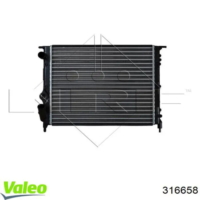 Радиатор 316658 VALEO