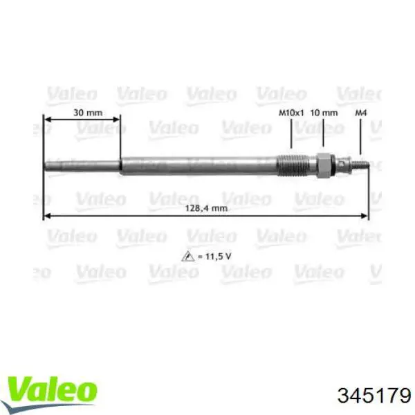 Свечи накала 345179 VALEO