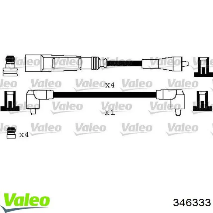 346333 VALEO Провода высоковольтные