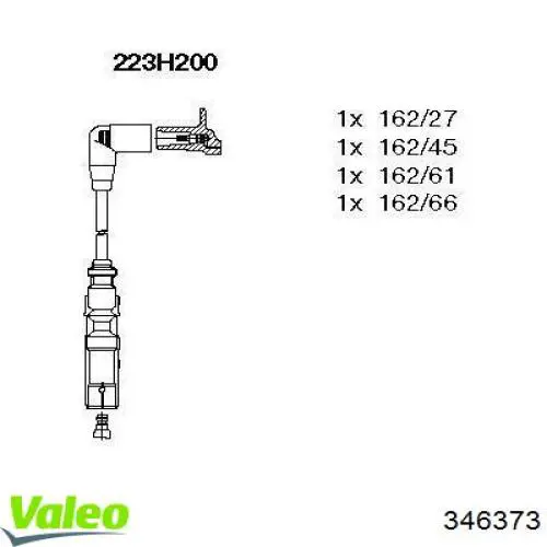 346373 VALEO высоковольтные провода