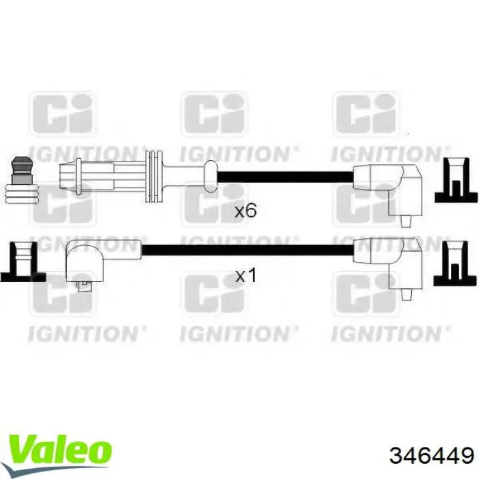 Высоковольтные провода 346449 VALEO