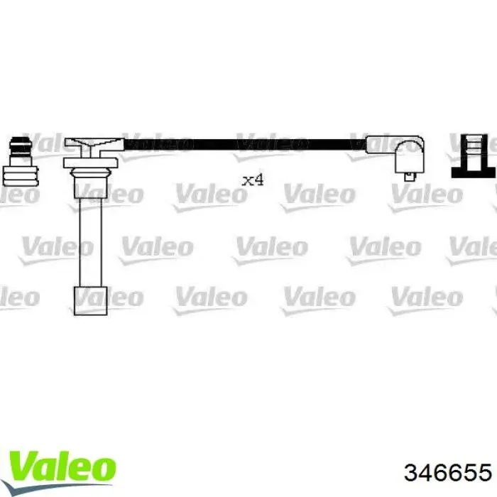 Высоковольтные провода 346655 VALEO