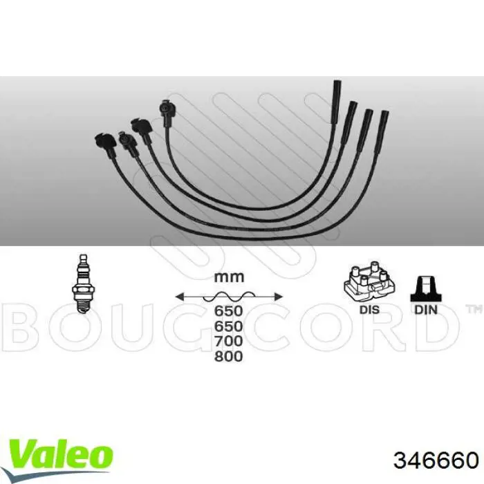 Высоковольтные провода 346660 VALEO