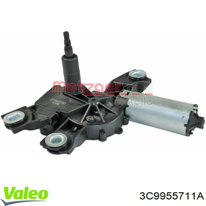 Мотор стеклоочистителя заднего стекла 3C9955711A VALEO