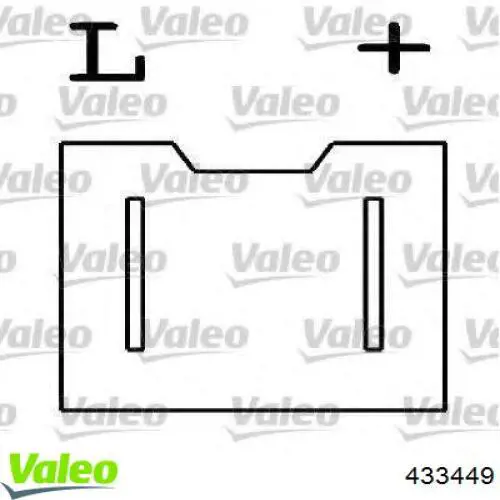 Генератор автомобиля VALEO 433449