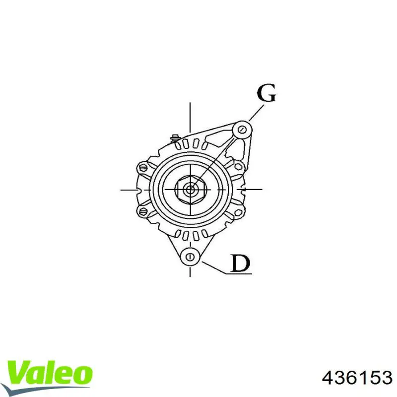 436153 VALEO генератор