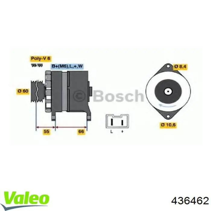 Купить 436462 VALEO Генератор