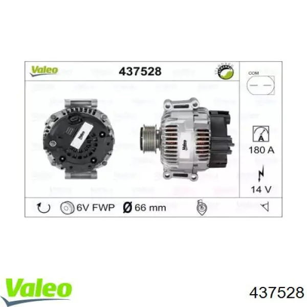 Генератор 437528 VALEO