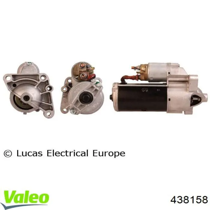 438158 VALEO Стартер автомобиля