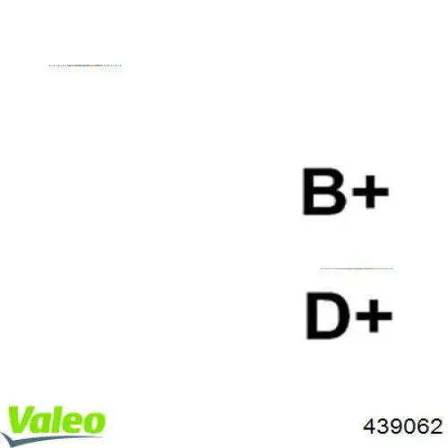 Генератор автомобиля VALEO 439062