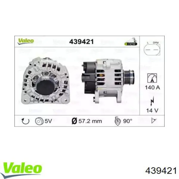 Генератор 439421 VALEO