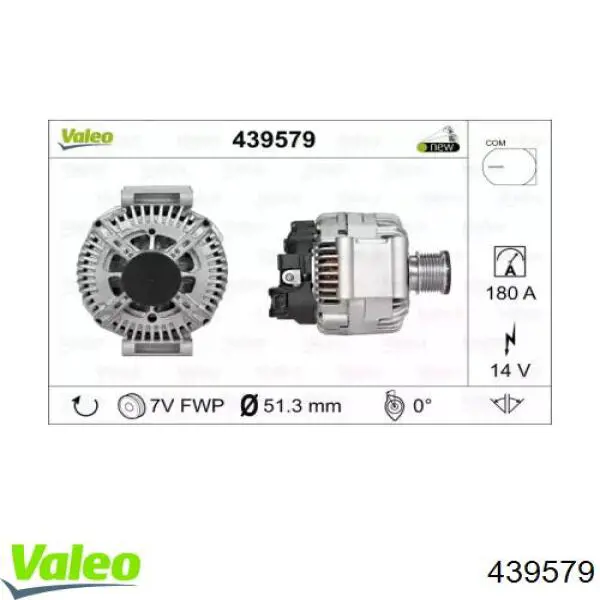 Генератор 439579 VALEO