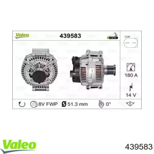 Генератор 439583 VALEO