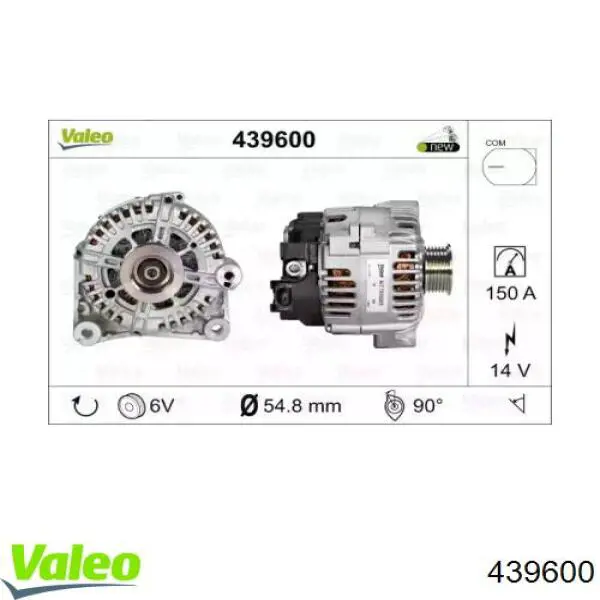 Генератор 439600 VALEO