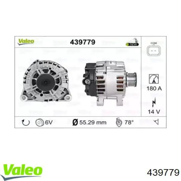 439779 VALEO gerador