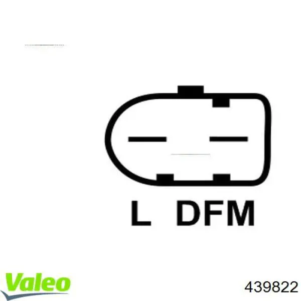 Генератор автомобиля VALEO 439822