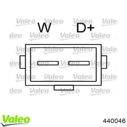 Генератор 440046 VALEO