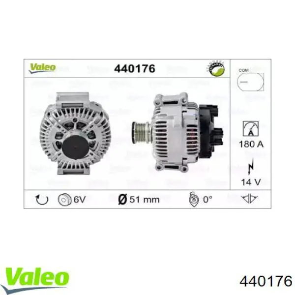 Генератор 440176 VALEO