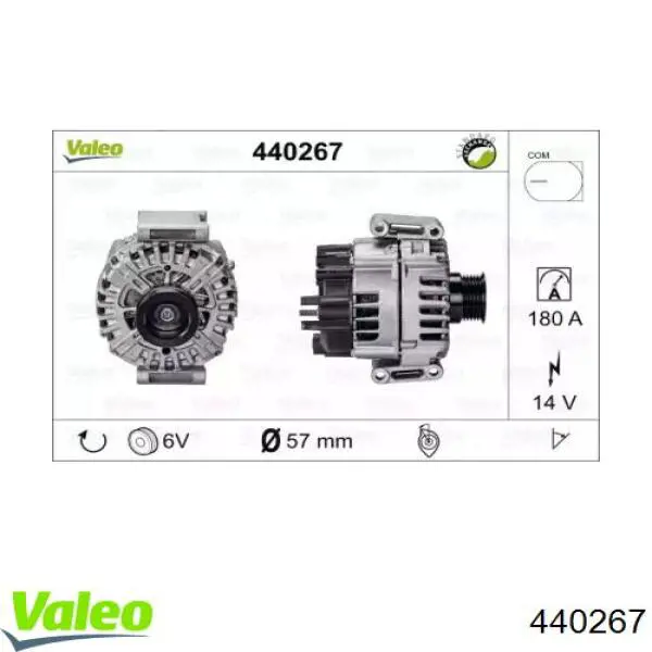 440267 VALEO gerador