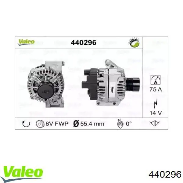 Генератор 440296 VALEO