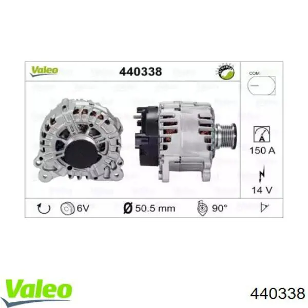 440338 VALEO gerador