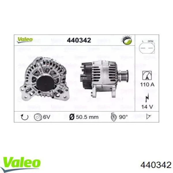 440342 VALEO gerador