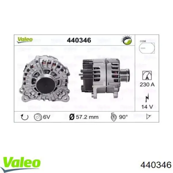 440346 VALEO gerador