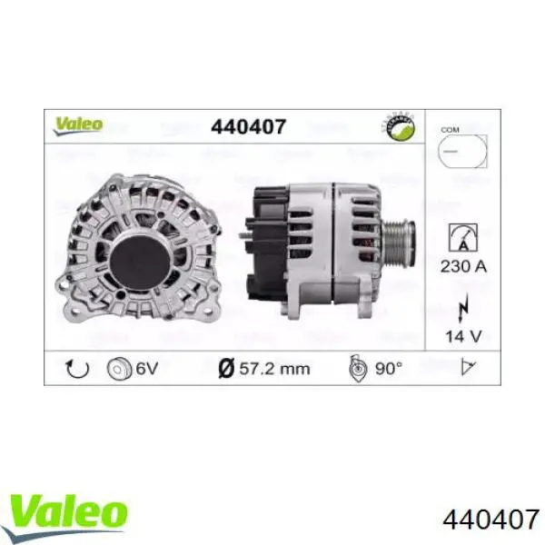 440407 VALEO gerador