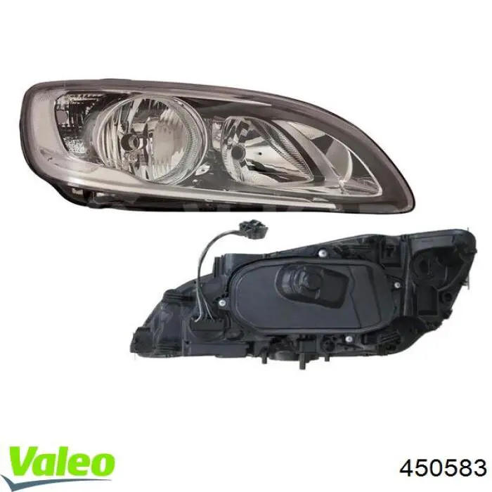 Левая фара 450583 VALEO