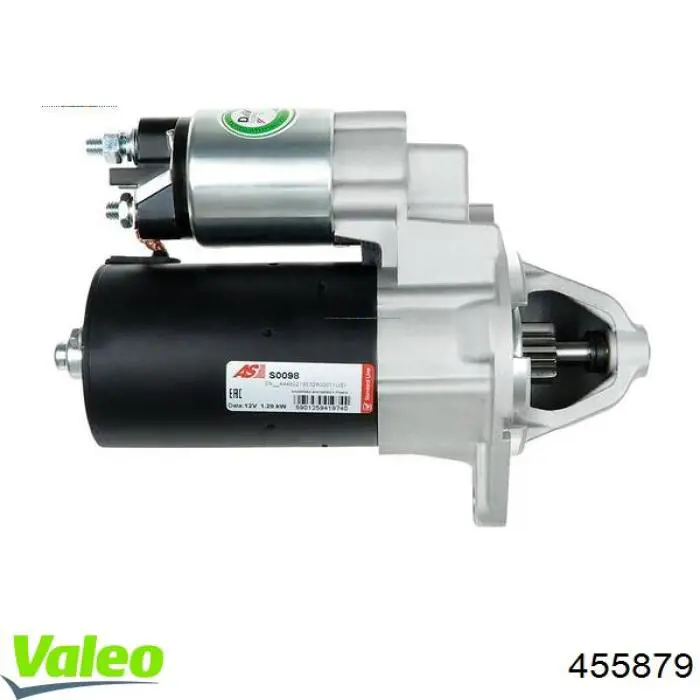 Motor de arranque 455879 VALEO