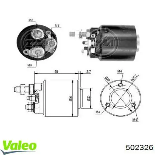 Relê retrator do motor de arranco Renault Master II