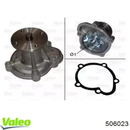 Помпа 506023 VALEO